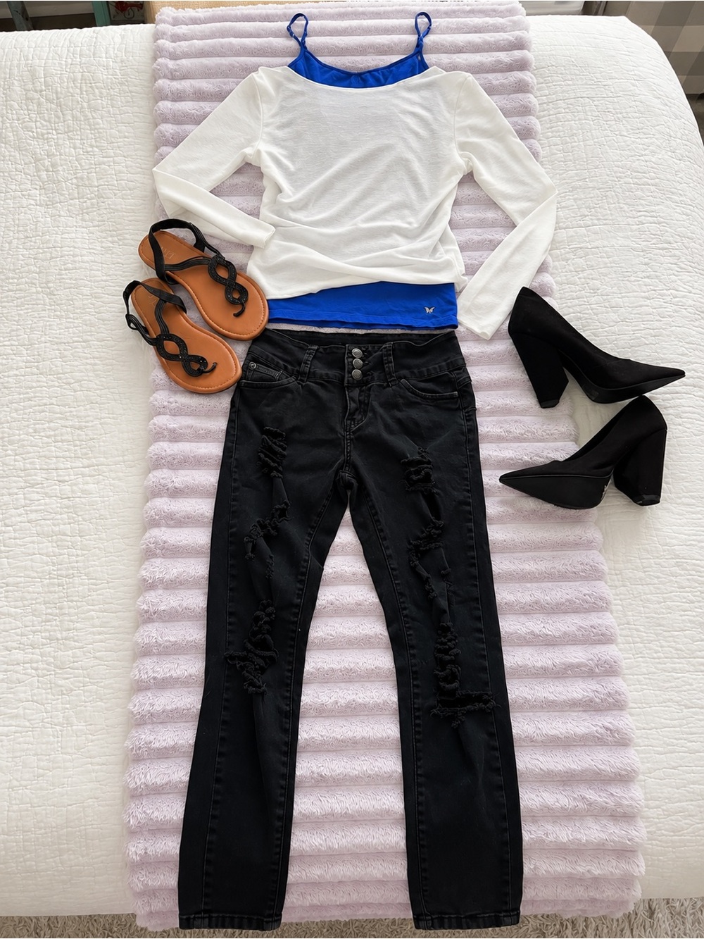 Y2K 2 outfits w shoes Aeropostale Ella 8 pcs bundle